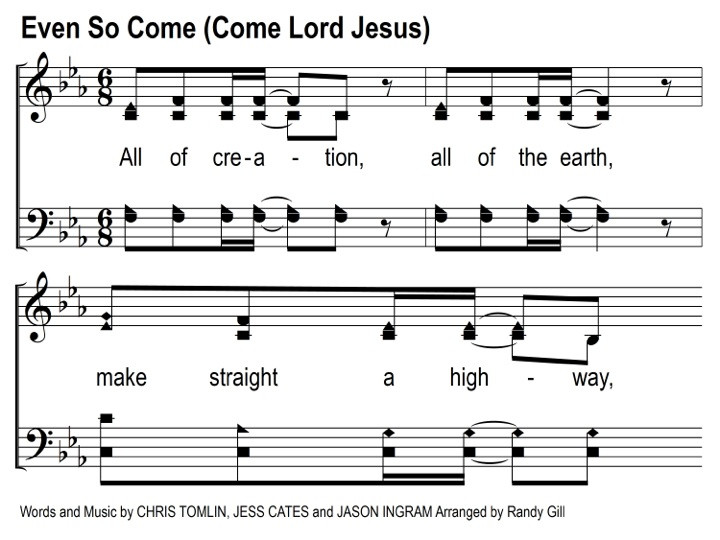 Even So Come Lord Jesus Come Lyrics Even So Come (Come Lord Jesus) Song Slides - fearless4You.com