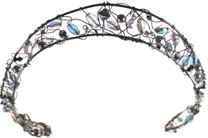Beautiful unique and customized tiara with SWAROVSKI ELEMENTS and sterling silver