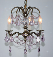 PINK PETITE CHANDELIER