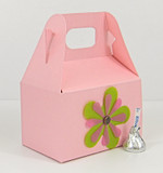 Small Gable Box shown in Shimmering Rose Quartz. Blossoms not included.