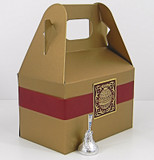 Large Gable Box shown in Shimmering Antique Gold. Box Belt & Foil Seal not included.