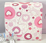Large Square Box shown in Hearts pattern.