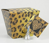 Small Take Out Box shown in Leopard pattern. Tag & Foil Seal not included.