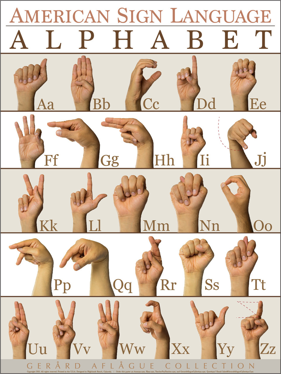 sign language american sign language asl alphabet abc poster sign language american sign language asl alphabet abc poster