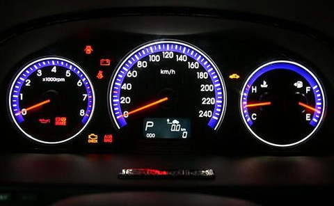 sonata electroluminescent instrument cluster korean auto 2013 hyundai sonata dash lights
