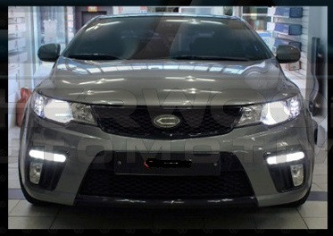 forte koup led drl fog light module set 2pc korean auto 2014 kia sportage fog lights