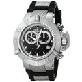 Invicta 5511 Subaqua Noma III Swiss Quartz Chronograph Black Dial Polyurethane Strap Watch | Free Shipping