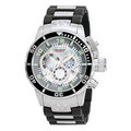 Invicta 0476 Men's Corduba Collection Chronograph Black Polyurethane M.O.P Dial Watch | Free Shipping