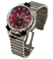 Invicta 0678 Mens Coalition Force Sniper Swiss Made Red Dial Chronograph Titanium Watch | Free Shipping
