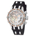 Invicta 6941 Women's Reserve Collection Bolt Rose Gold Tone Chronograph Black Polyurethane Watch | Free Shipping