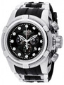 Invicta 0826 Reserve Men's Bolt Zeus Swiss Made Quartz Chronograph Mother-of-Pearl Dial Polyurethane Strap Watch | Free Shipping