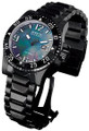 Invicta 0516 Men's Reserve Collection Grey Mother-Of-Pearl Dial Black Ion-Plated Stainless Steel Watch | Free Shipping