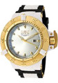 Invicta 10114 Mens Subaqua Noma III Swiss Quartz Silver Dial Polyurethane Strap Watch | Free Shipping