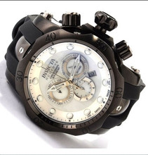 Invicta 1219 Reserve Venom Swiss Made Chronograph Polyurethane Strap Watch in 3 SLOT Dive Case W/ Extra Bands | Free Shipping