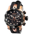 Invicta 0948 Reserve Venom MID-SIZE Swiss Quartz Chronograph Rose-Gold Tone Polyurethane Strap Watch | Free Shipping