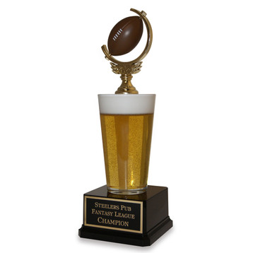 Football Beer Pint Trophy