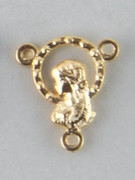 ROSARY CENTER PIECE: GOLD