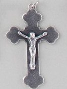 Chain Size: CRUCIFIX SILVER#1 - 40MM