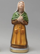 Plaster Statue: St Bernadette 30cm