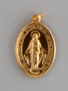 Gilt Aluminium Medal: MIRACULOUS 22mm