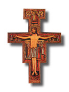 Wall Crucifix: SAN DAMIANO 14cm