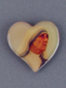 Car Plaque: Heart Shape: Mother Teresa