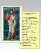 Holy Cards: 800 SERIES - 10 Commandments