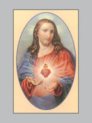 Memorial Cards: Sacred Heart Jesus