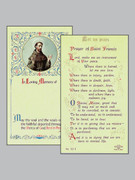 Memorial Holy Cards: St Francis of Assisi