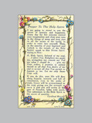 Laminated Holy Verse Cards: Prayer Holy Spirit