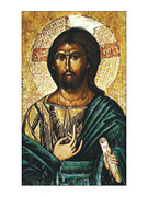 Holy Cards (pkt100) Icon Series: Christ #2
