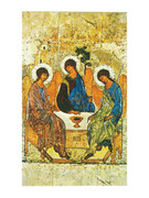 Laminated Holy Cards: Icon Trinity