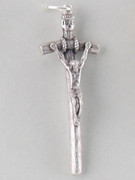 Small Crucifix: Silver Pope