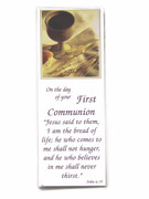 Bookmark: Communion Wheat & Cup