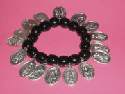Saint Charm Bracelet: Wooden Beads