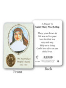 Laminated Prayer Card: St Mary MacKillop - each
