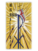 Easter Holycard: He is Risen Alleluia (pk100)