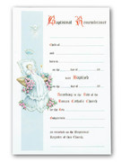 Certificates: Bapismal Remembrance