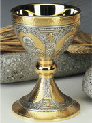 Chalice: Mixed Colour Etched 4 Evangelists
