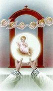 TJP Holy Card: Eucharist: Little White Guest