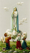 TJP Holy Card: Our Lady Fatima: Italian