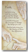 Art in Stone Plaque: Faith