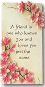 Art in Stone Plaque: Friendship