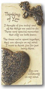 Art in Stone Plaque: Thinking of You