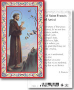 Holy Cards: 700 SERIES: St Frances Assisi pk100
