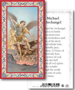 Laminated Holy Card: 700 SERIES: St Michael Archangel 