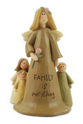 Blossom Bucket Angel: Family is