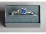 Hinged Bracelet: Miraculous Medal
