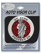 Glitter Visor Clip: St Jude