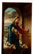 TJP Holy Card: Good Shepherd Luke 15